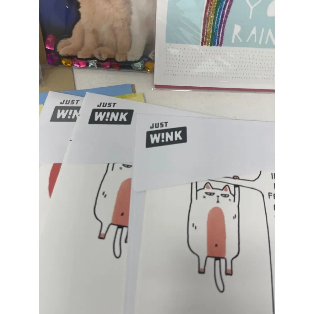Lot 25 New Greeting Cards Variety Papyrus, Just Wink, Hallmark Signature + More